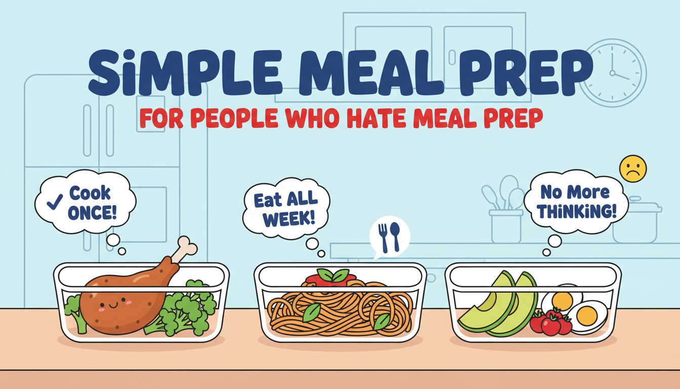 Simple Meal Prep for People Who Hate Meal Prep